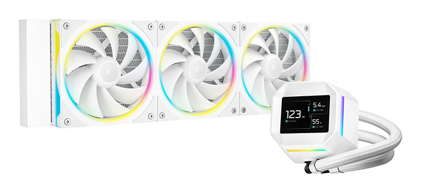 DeepCool LM360 WH Prozessor Flüssigkeitskühlung 12 cm Weiß 1 Stück(e)