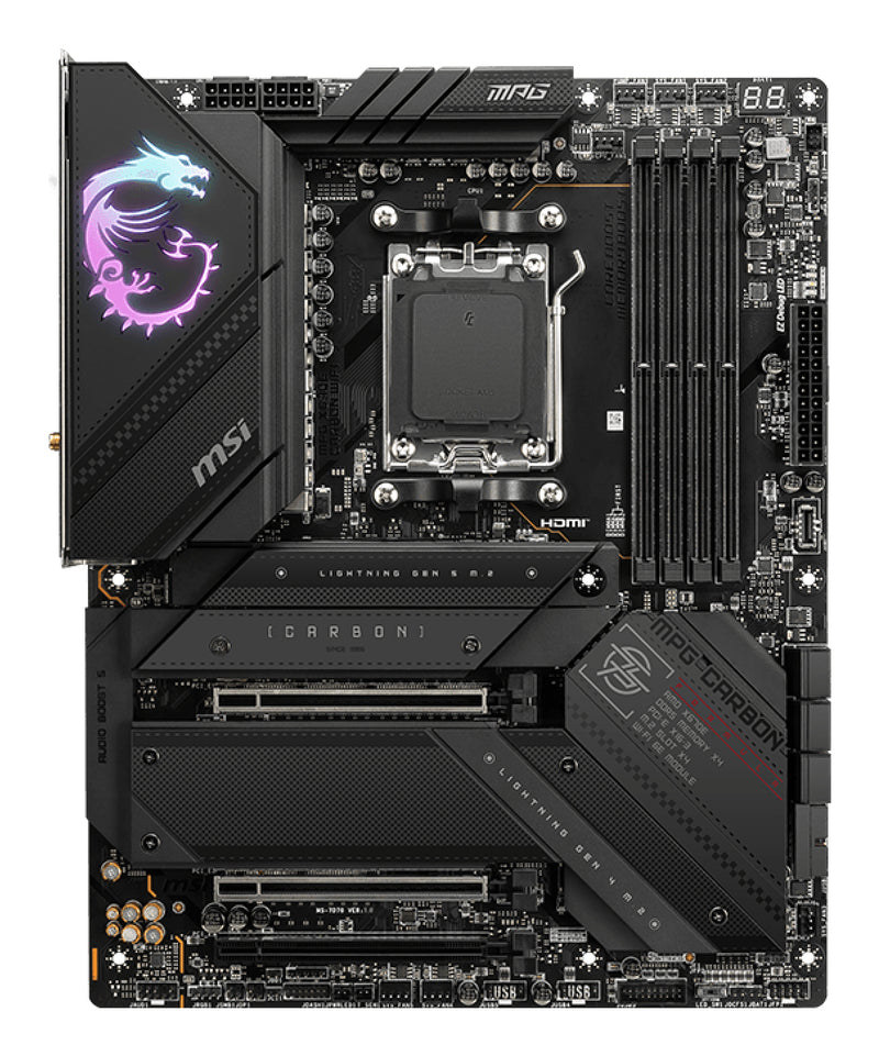 MSI MPG X670E CARBON WIFI Motherboard AMD X670 Sockel AM5 ATX