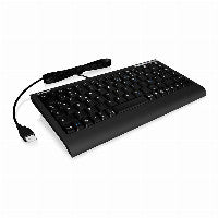 KeySonic TAS ACK-595C+ Corded (DE) MINI Tastatur SoftSkin sw – Ansicht 2