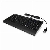 KeySonic TAS ACK-595C+ Corded (DE) MINI Tastatur SoftSkin sw – Ansicht 3