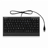 KeySonic TAS ACK-595C+ Corded (DE) MINI Tastatur SoftSkin sw – Ansicht 4