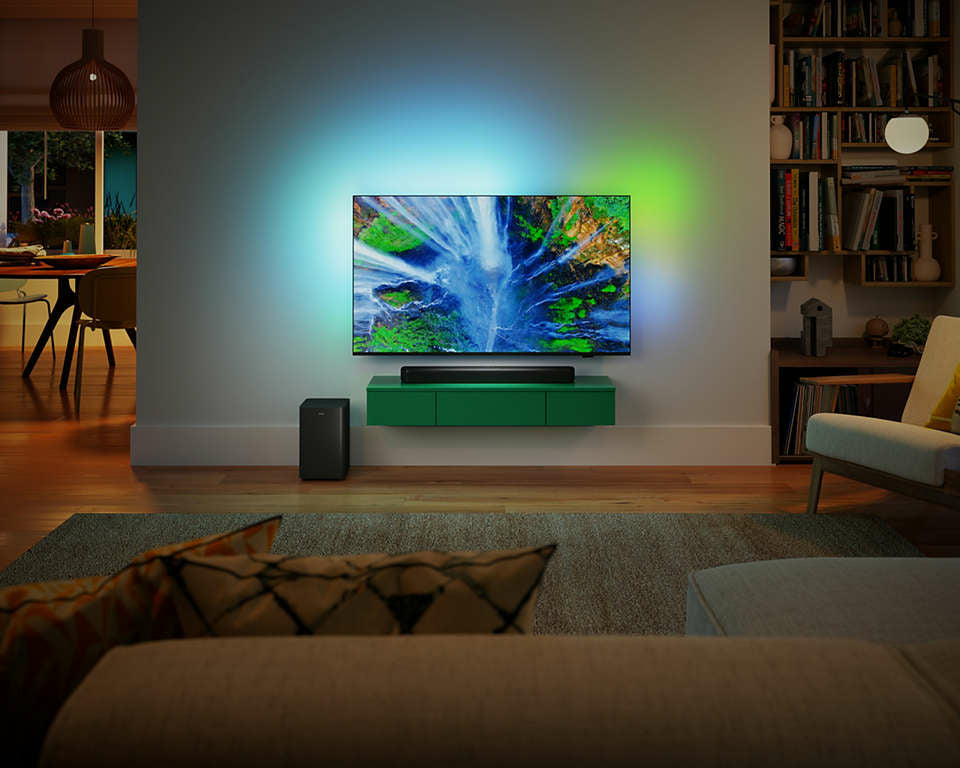 Philips 5300 series TAB5309/10 Soundbar-Lautsprecher Grau 2.1 Kanäle 120 W