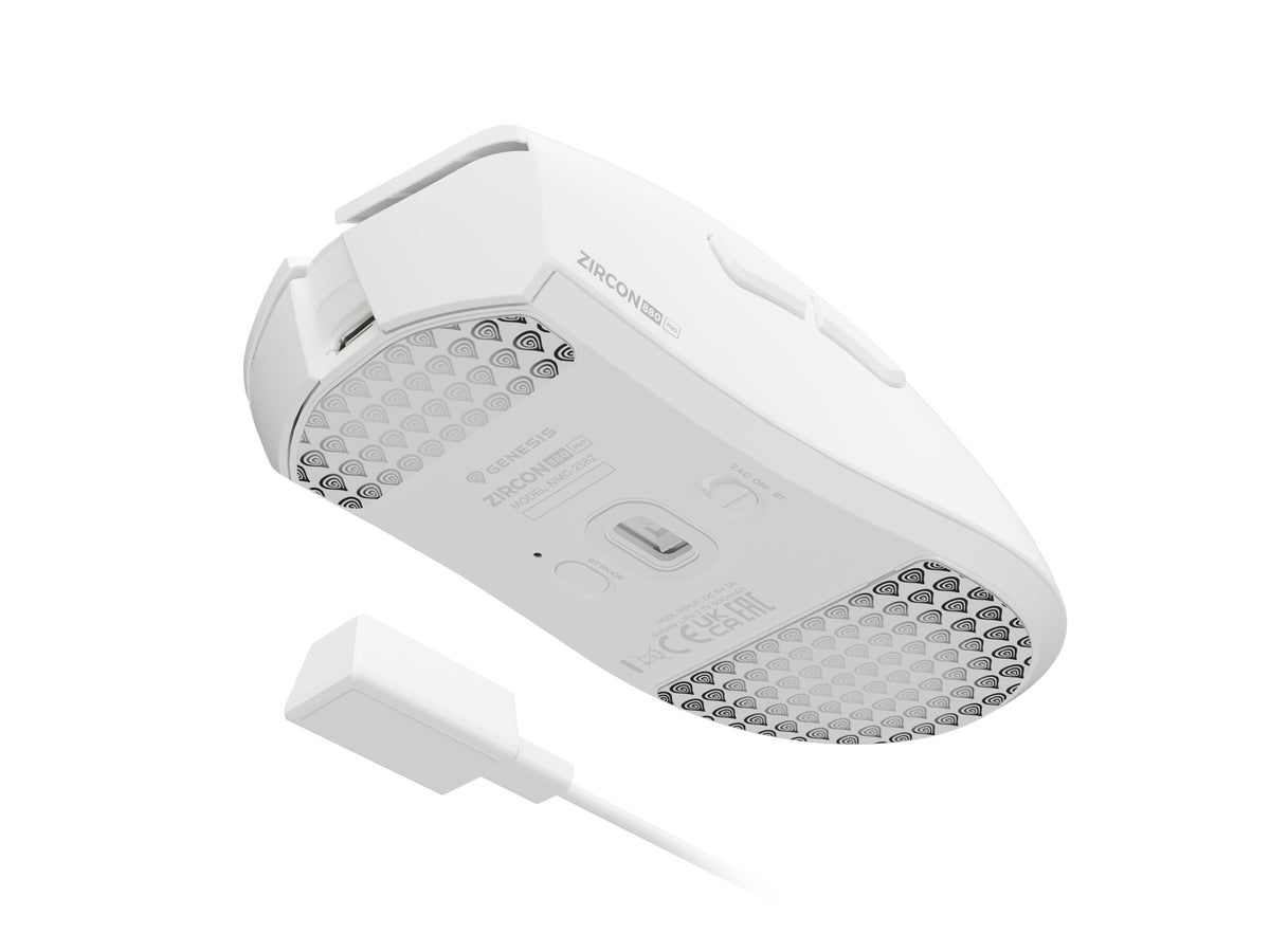 GENESIS Zircon 880 Pro Maus Gaming Rechts RF Wireless + Bluetooth + USB Type-C Optisch 30000 DPI