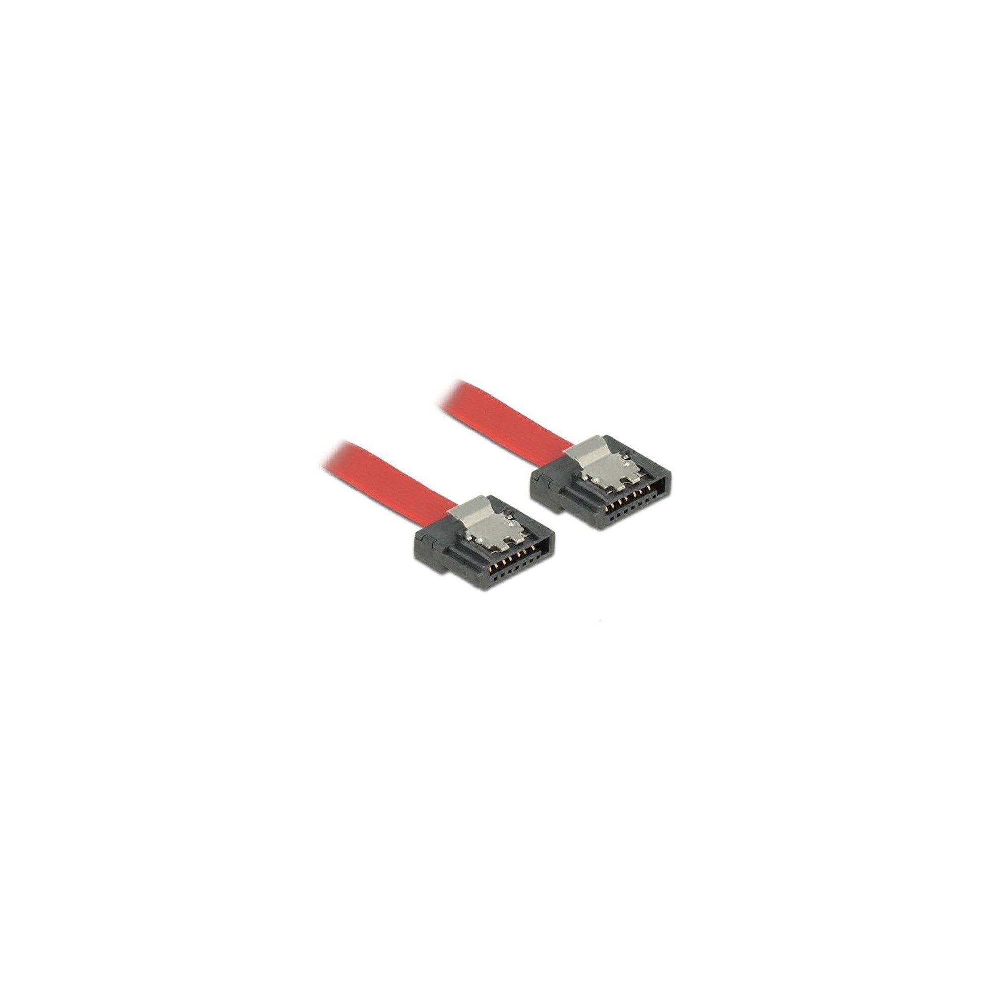 Delock SATA-3 Kabel 20 cm, Metall Clip