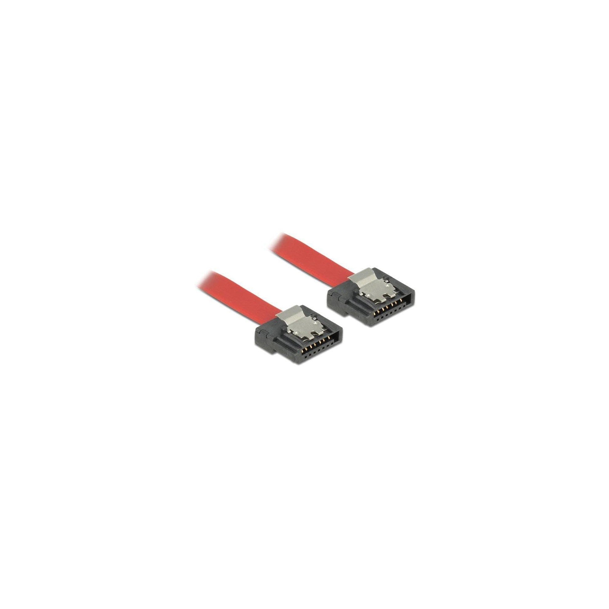 Delock SATA-3 Kabel 30 cm, Metall Clip