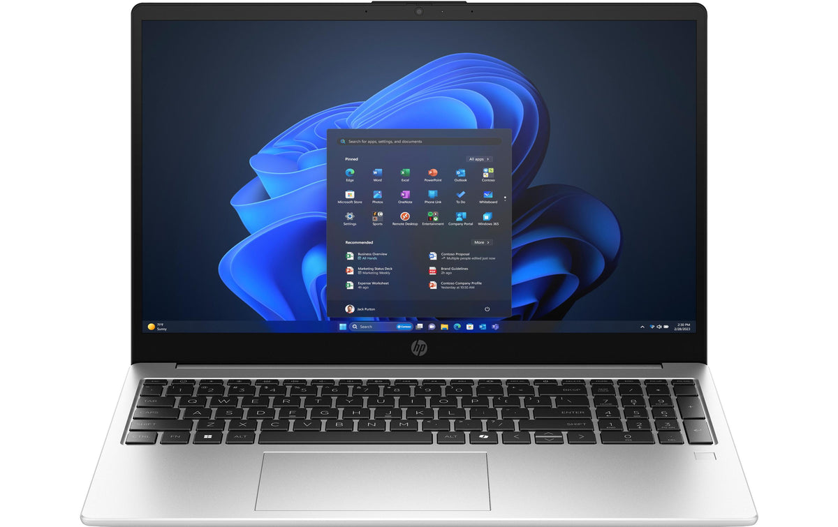 HP 255R G10 AMD Ryzen™ 5 7535U Laptop 39,6 cm (15.6") Full HD 16 GB DDR5-SDRAM 256 GB SSD Wi-Fi 6 (802.11ax) Windows 11 Home Silber