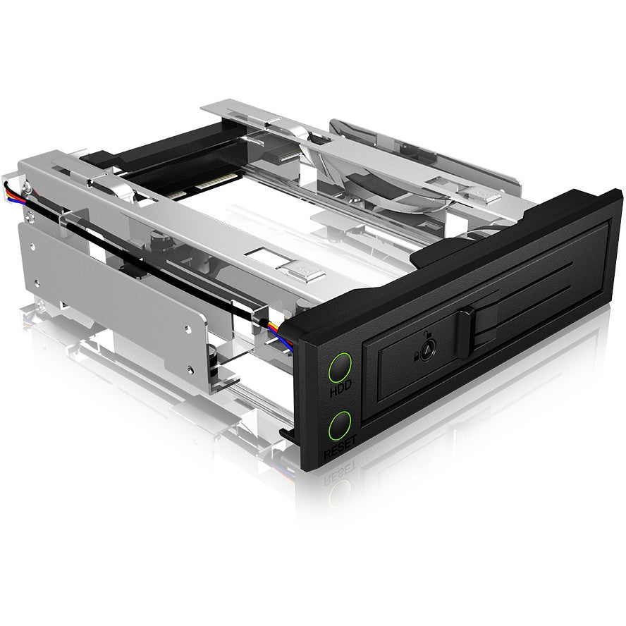 Wechselrahmen. 1xSATA/SAS 3.5" zu 1xSATA Host. EasySwap trägerlos. Stahl/ Plastik ICY BOX