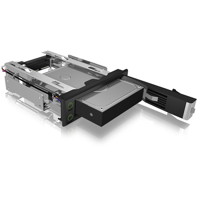 Wechselrahmen. 1xSATA/SAS 3.5" zu 1xSATA Host. EasySwap trägerlos. Stahl/ Plastik ICY BOX