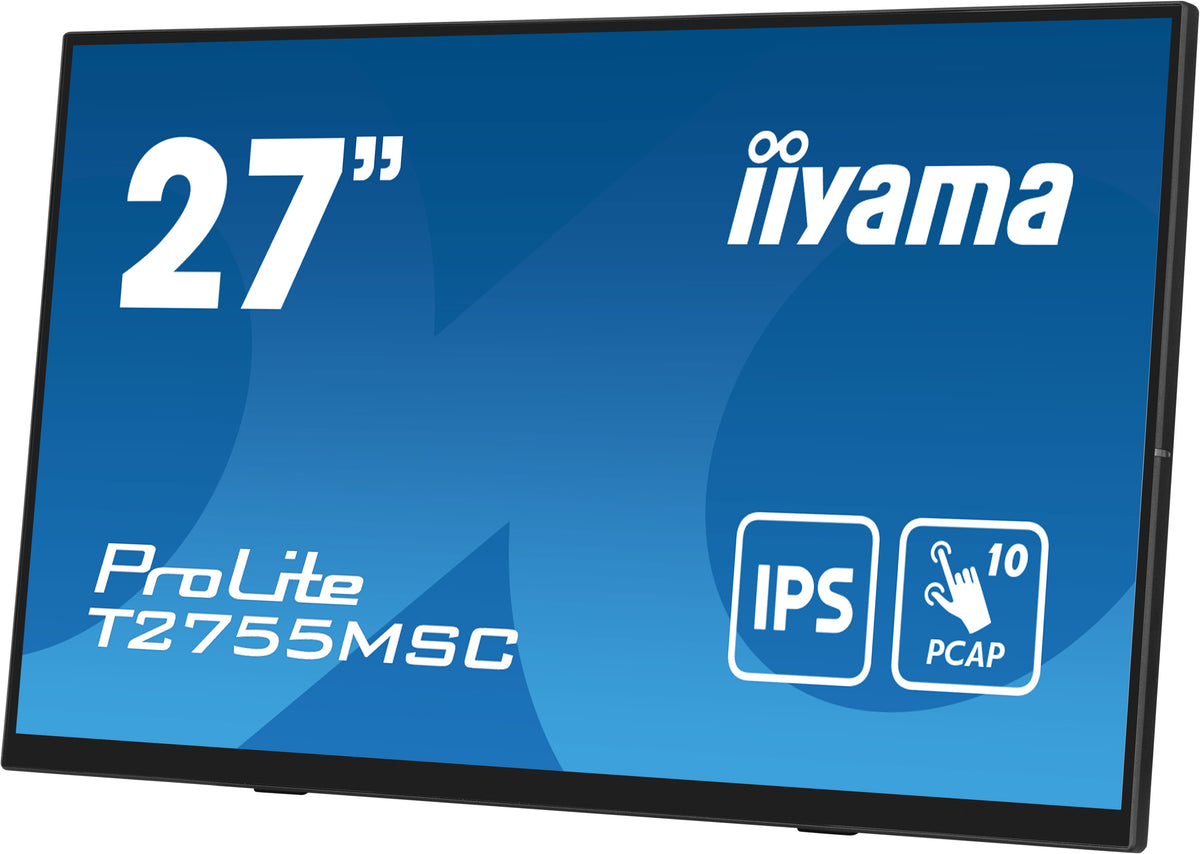 iiyama ProLite T2755MSC-B1 Computerbildschirm 68,6 cm (27") 1920 x 1080 Pixel Full HD LED Touchscreen Tisch Schwarz