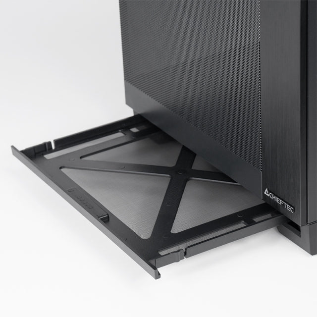 Chieftec mATX Gehäuse GM-30B-M-OP, black Cube Schwarz