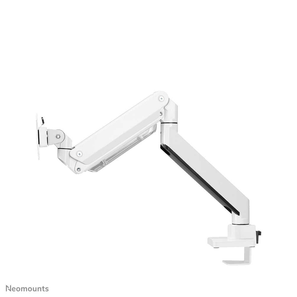 Neomounts NM-D775WHITEPLUS Monitorarm 10-49" - Gasfeder - Topfix - 180°-Stopp
