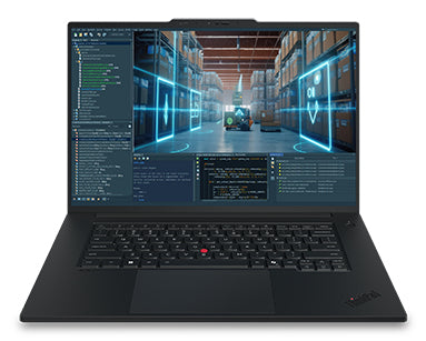 Lenovo ThinkPad P1 Gen 9 Intel Core Ultra 7 356H Mobiler Arbeitsplatz 40,6 cm (16") WUXGA 32 GB LPDDR5x-SDRAM 1 TB SSD NVIDIA RTX PRO 1000 Blackwell Wi-Fi 7 (802.11be) Windows 11 Pro Schwarz Deutsch