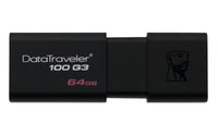 Kingston Technology DataTraveler 100 G3 USB-Stick 64 GB USB Typ-A 3.2 Gen 1 (3.1 Gen 1) Schwarz