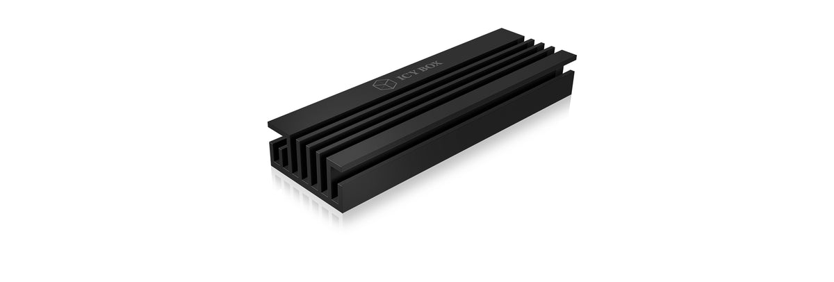 ICY BOX IB-M2HS-70, Kühlkörperset für M.2 2280 SSD, Aluminium, 10 mm dick