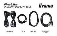 iiyama ProLite XU2792UHSU-B6 Computerbildschirm 68,6 cm (27") 3840 x 2160 Pixel 4K Ultra HD LED Schwarz