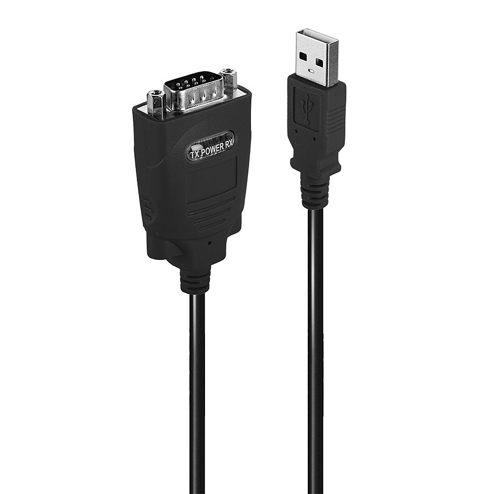 Lindy 42845 Serien-Kabel Schwarz 1 m