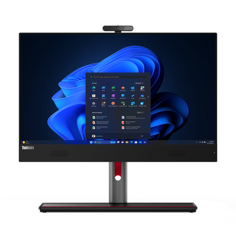 Lenovo ThinkCentre M90a Gen 5 Intel® Core™ i5 i5-14500 60,5 cm (23.8") 1920 x 1080 Pixel All-in-One-PC 32 GB DDR5-SDRAM 512 GB SSD Windows 11 Pro Wi-Fi 6E (802.11ax) Schwarz