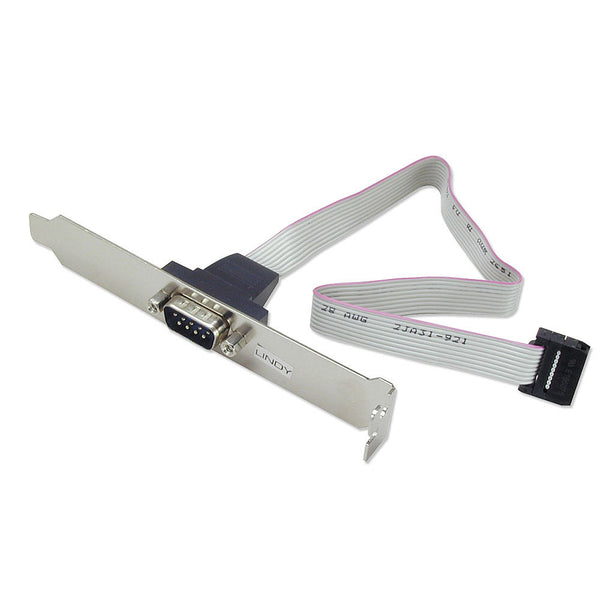 Lindy 33135 Câble série Gris 0,26 m DB-9
