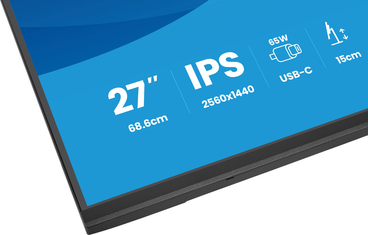 iiyama ProLite XB2797QSN-B1 Computerbildschirm 68,6 cm (27") 2560 x 1440 Pixel Quad HD LCD Schwarz