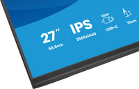 iiyama ProLite XB2797QSN-B1 Computerbildschirm 68,6 cm (27") 2560 x 1440 Pixel Quad HD LCD Schwarz