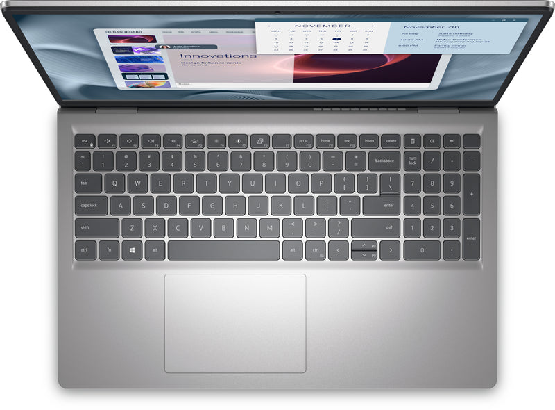 DELL Pro 15 Essential PV15250 Intel® Core™ i7 i7-1355U Laptop 39,6 cm (15.6") Full HD 16 GB DDR5-SDRAM 512 GB SSD Wi-Fi 6 (802.11ax) Windows 11 Pro Deutsch Platin, Silber