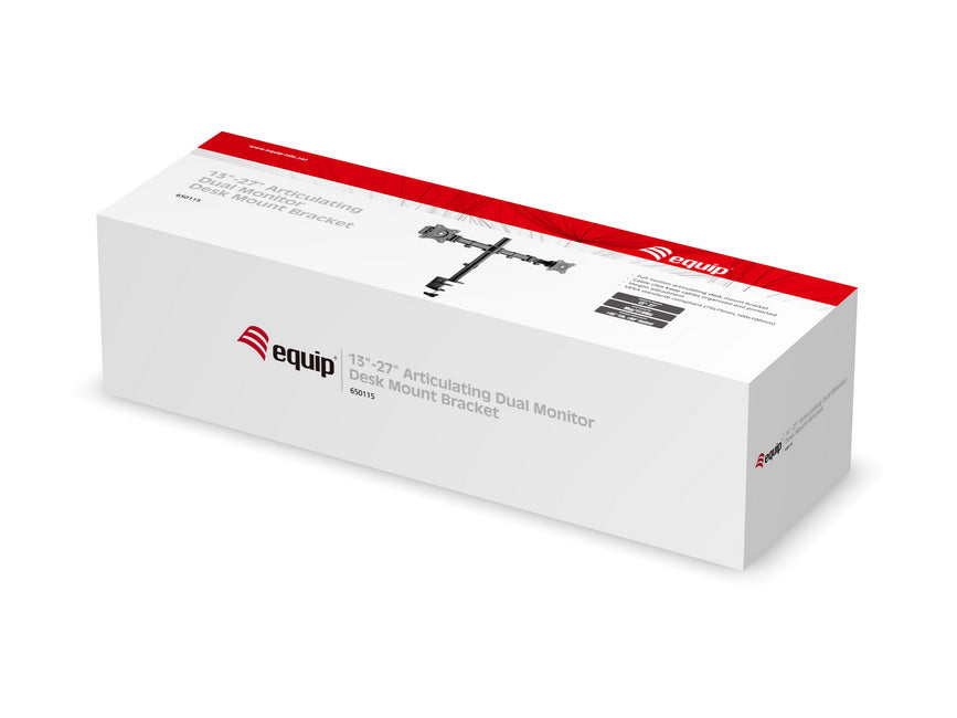 Equip 13"-27" Bewegliche Dual Monitor/LCD-Tischhalterung