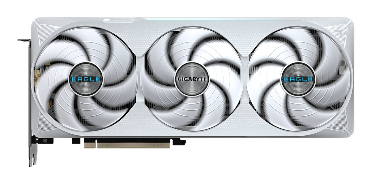 GIGABYTE GeForce RTX 5070 Ti EAGLE OC ICE SFF 16G Grafikkarte - 16GB GDDR7, 256 Bit, PCI-E 5.0, 2542 MHz Core Clock, 3 x DP 2.1a, 1 x HDMI 2.1b, NVIDIA DLSS 4, GV-N507TEAGLEOC ICE-16GD