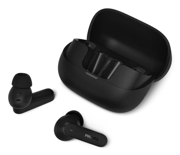 Philips TAT3000BK/00 Écouteurs et Casque True Wireless Stereo (TWS) intra-auriculaire Appels/Musique USB Type-C Bluetooth Noir