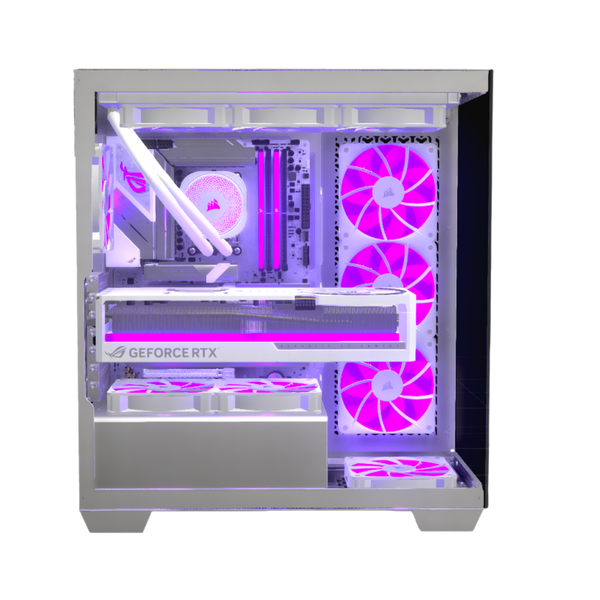 Corsair White Gaming PC | RTX 5080 & Ryzen 7 9850X3D