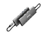 Equip USB-C 9-in-1-Multifunktionsadapter, HDMI 4K/60Hz, Gigabit LAN, USB 3.2 GEN1, SD/TF, 100W USB PD