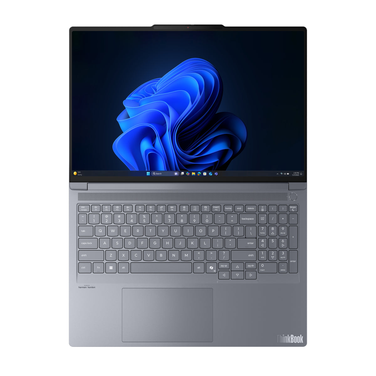 Lenovo ThinkBook 16p G6 IAX Intel Core Ultra 7 255HX Laptop 40,6 cm (16") WQXGA 32 GB DDR5-SDRAM 1 TB SSD NVIDIA GeForce RTX 5060 Wi-Fi 7 (802.11be) Windows 11 Pro Deutsch Grau