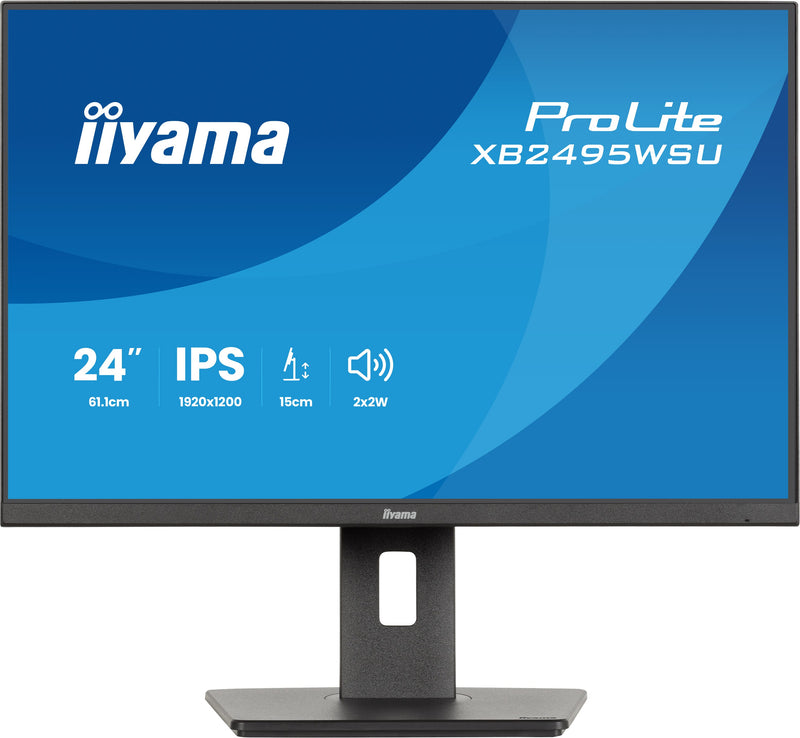 iiyama ProLite XB2495WSU-B1 Computerbildschirm 61,2 cm (24.1") 1920 x 1200 Pixel WUXGA LCD Schwarz