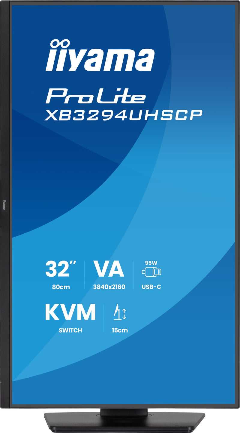 iiyama ProLite XB3294UHSCP-B1 Computerbildschirm 80 cm (31.5") 3840 x 2160 Pixel 4K Ultra HD Schwarz