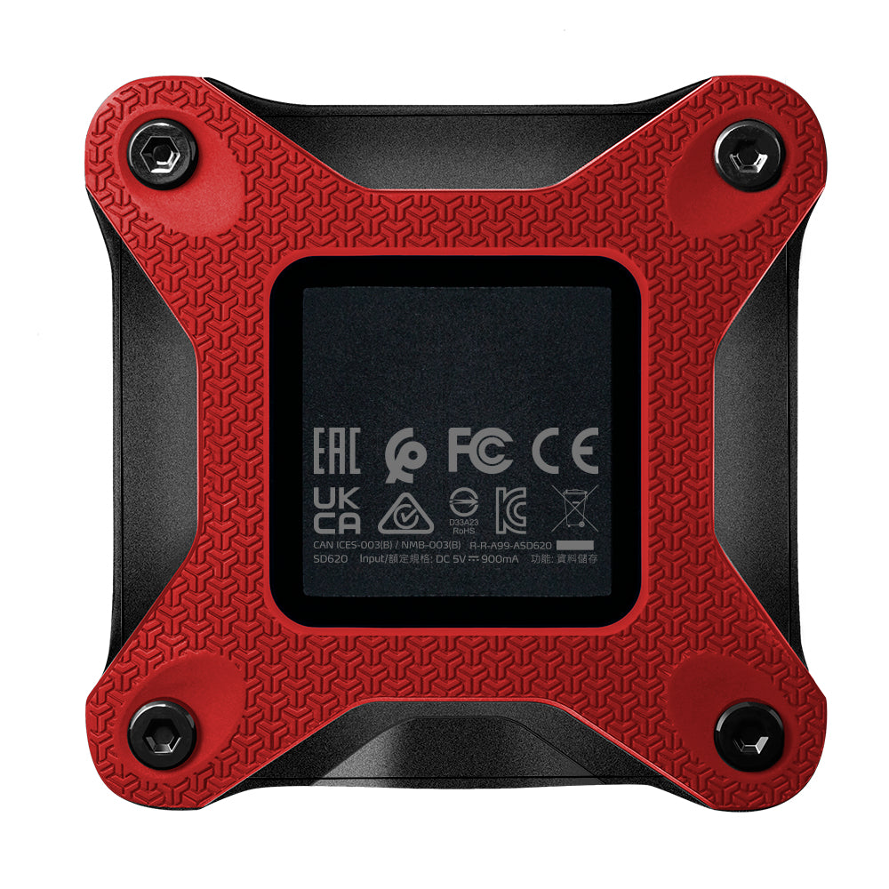 ADATA SD620 2 TB Micro-USB B 3.2 Gen 2 (3.1 Gen 2) Schwarz, Rot