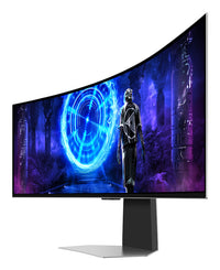 Samsung LS49DG950SU Computerbildschirm 124,5 cm (49") 5120 x 1440 Pixel Dual QHD OLED Silber