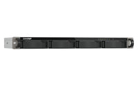 QNAP TS-432XeU NAS Rack (1U) 4 GB DDR4 0 TB QNAP QTS Schwarz, Grau