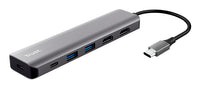 Trust Dalyx Kabelgebunden USB 3.2 Gen 1 (3.1 Gen 1) Type-C Grau