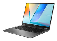 ASUS Vivobook 14 Flip TP3407AA-SG035W Copilot+ PC Intel Core Ultra 7 355 Hybrid (2-in-1) 35,6 cm (14") Touchscreen WUXGA 16 GB LPDDR5x-SDRAM 512 GB SSD Wi-Fi 7 (802.11be) Windows 11 Pro Grau