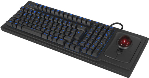 KeySonic KSK-8202ELU-T Full-Size Tastatur mit Trackball