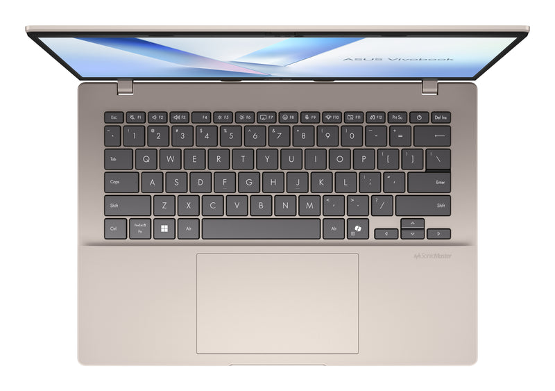 ASUS Vivobook 14 M1407KA-LY067W Copilot+ PC AMD Ryzen AI 7 350 Laptop 35,6 cm (14") WUXGA 16 GB DDR5-SDRAM 512 GB SSD Wi-Fi 6 (802.11ax) Windows 11 Home Gold