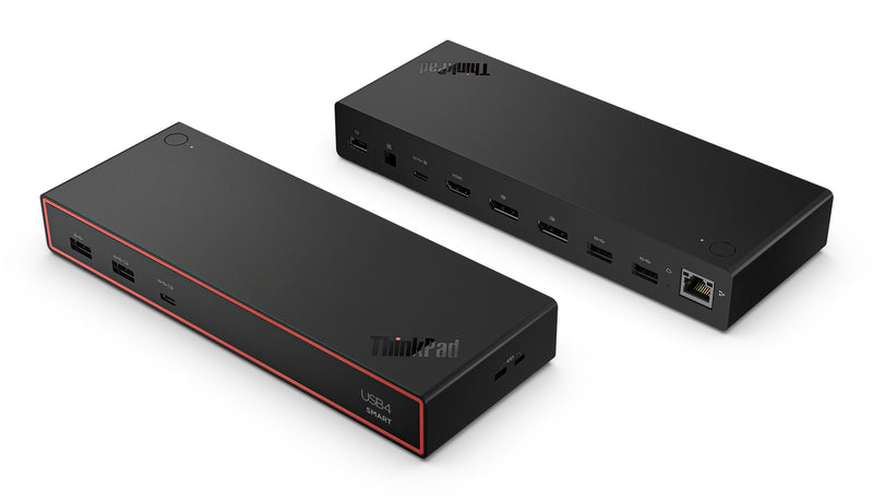 Lenovo ThinkPad USB4 Smart Dock 5500 with 135W Adapter Kabelgebunden Schwarz