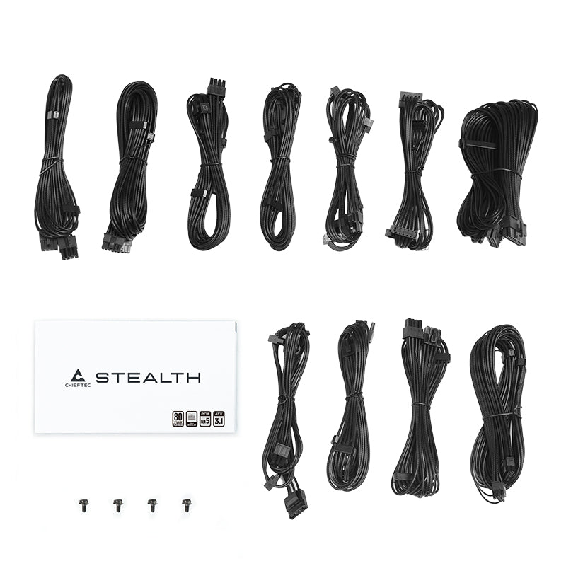 Chieftec Stealth Serie SPX-1200-FC Netzteil Schwarz