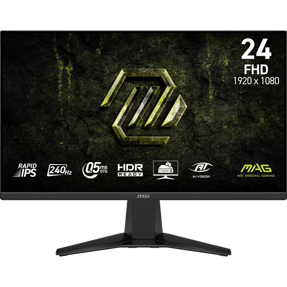 MSI MAG 255F X24 Computerbildschirm 62,2 cm (24.5") 1920 x 1080 Pixel Full HD LCD Schwarz