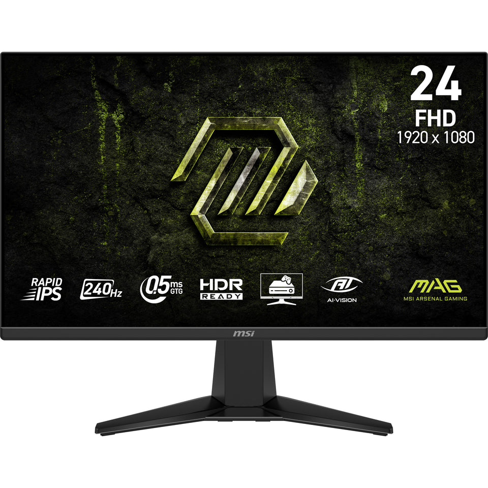 MSI MAG 255F X24 Computerbildschirm 62,2 cm (24.5") 1920 x 1080 Pixel Full HD LCD Schwarz