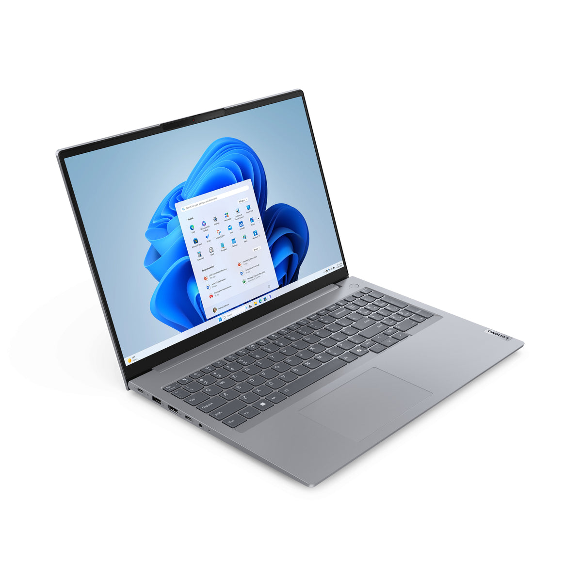 Lenovo ThinkBook 16 G7 ARP AMD Ryzen™ 5 7535HS Laptop 40,6 cm (16") WUXGA 16 GB DDR5-SDRAM 512 GB SSD Wi-Fi 6E (802.11ax) Windows 11 Pro Grau Englisch