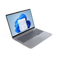 Lenovo ThinkBook 16 G7 ARP AMD Ryzen™ 5 7535HS Laptop 40,6 cm (16") WUXGA 16 GB DDR5-SDRAM 512 GB SSD Wi-Fi 6E (802.11ax) Windows 11 Pro Grau Englisch