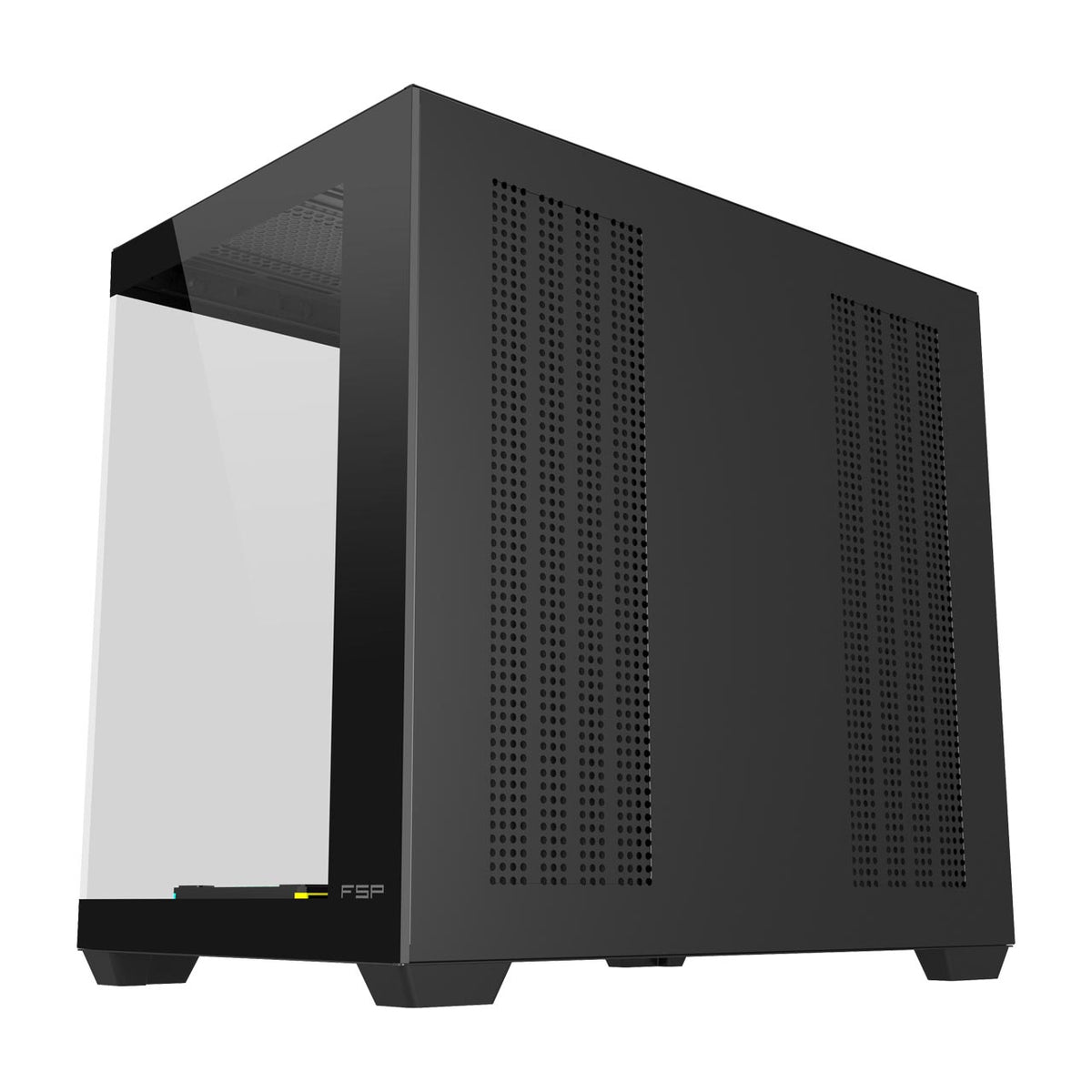 FSP M341-BA Gehäuse Midi Tower mITX, mATX, ATX Schwarz ARGB