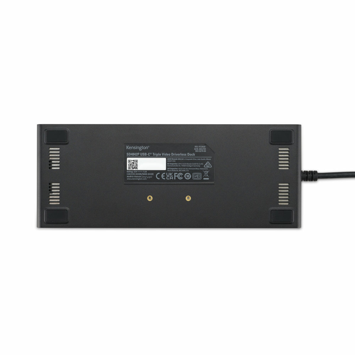 Kensington SD4842P EQ USB-C Triple Video Dockingstation mit 100 W PD
