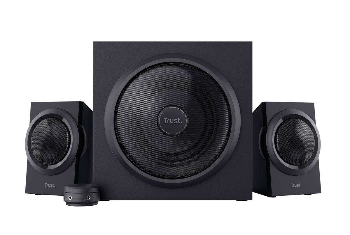 Trust Yuri Lautsprecherset 60 W Universal Schwarz 2.1 Kanäle 1-Weg 15 W