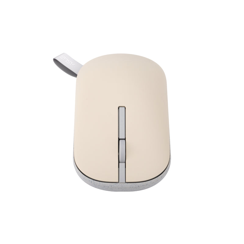 ASUS Marshmallow Mouse MD100 Maus Büro Beidhändig RF Wireless + Bluetooth Optisch 1600 DPI
